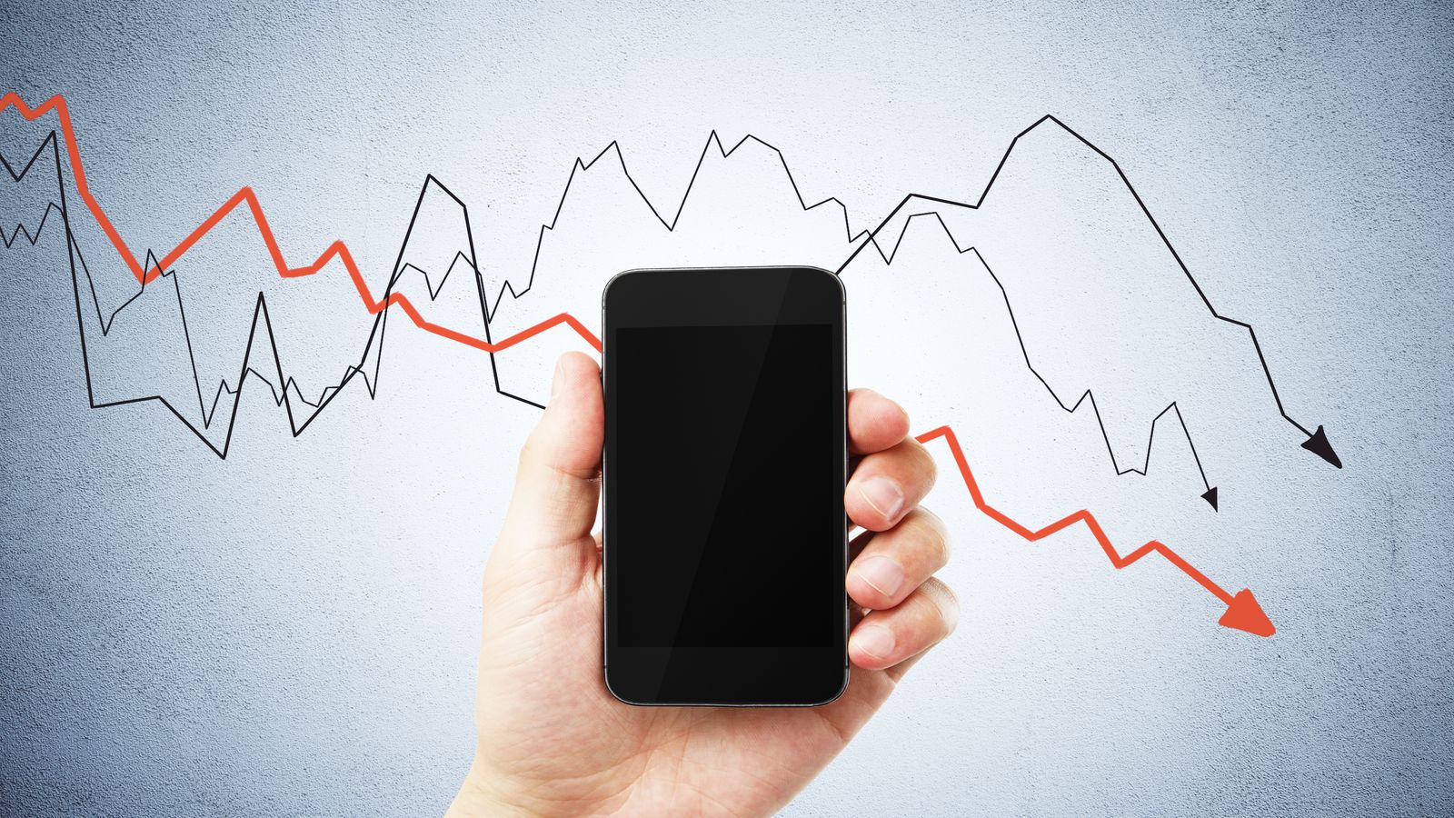 A diagram showing the three stages of a market panic: catalyst, contagion, and capitulation, arranged as descending steps with arrows